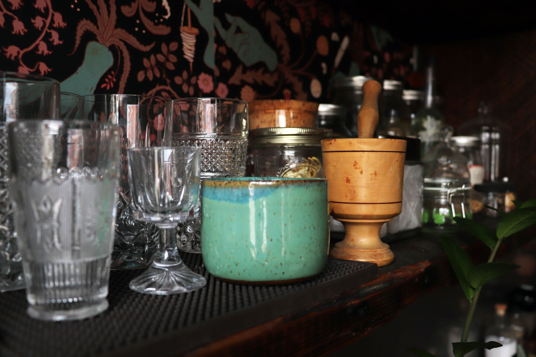 tarot room close up fortune teller bar